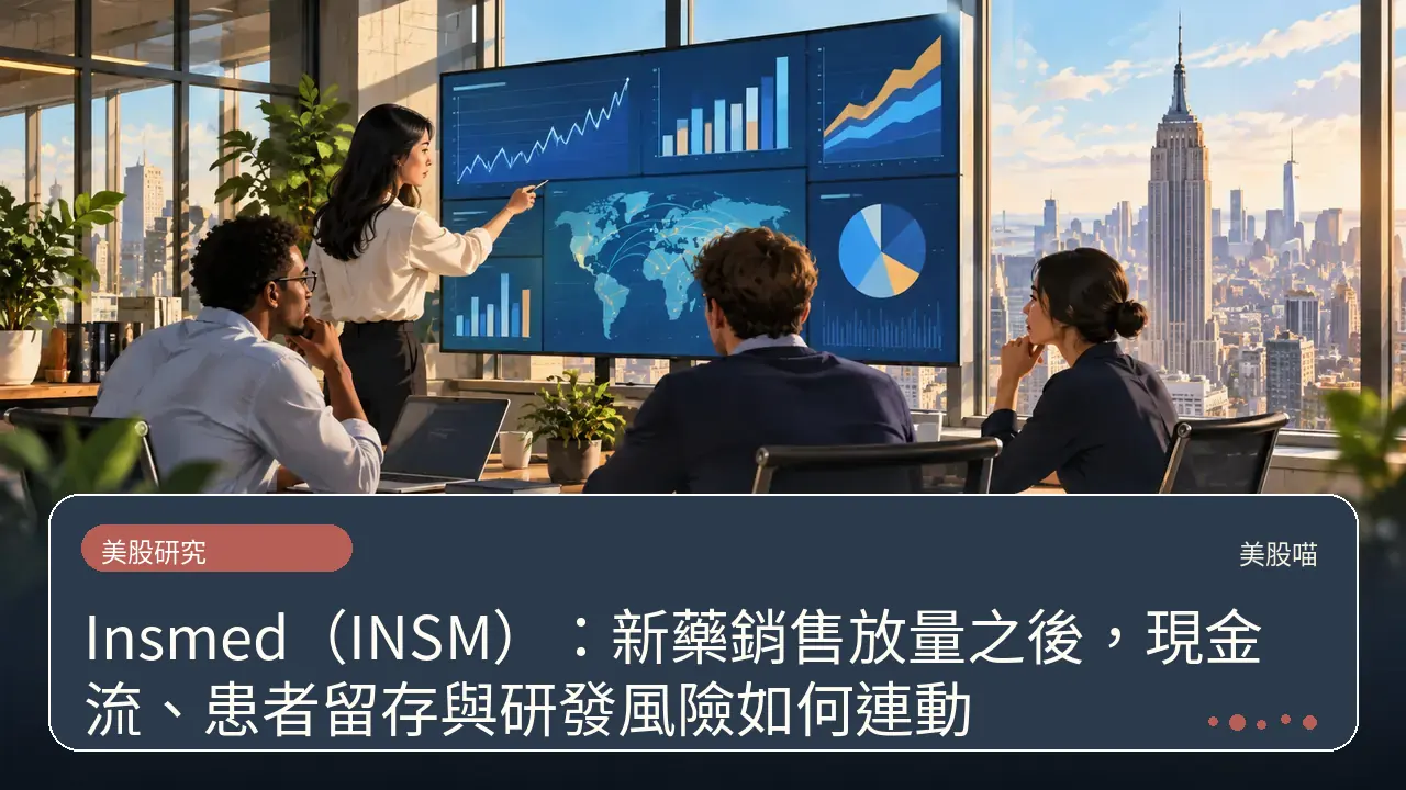 Insmed(INSM):新藥銷售放量之後,現金流、患者留存與研發風險如何連動主題插畫