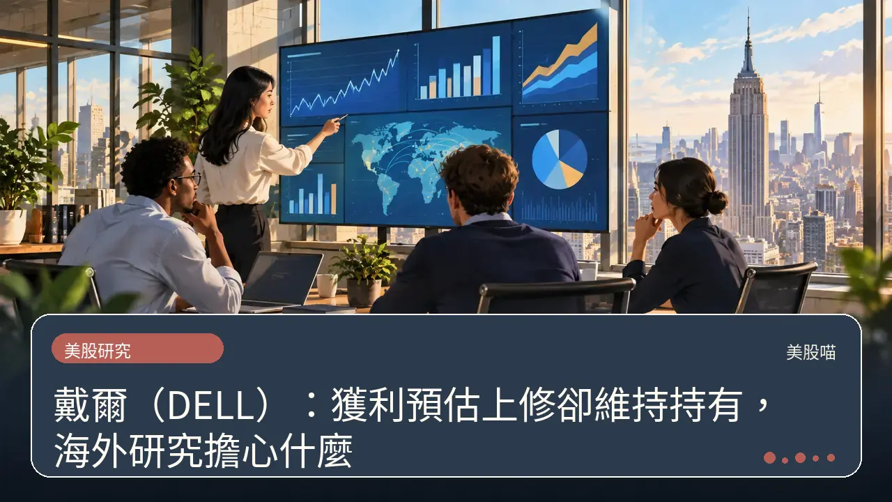 戴爾(DELL):獲利預估上修卻維持持有,海外研究擔心什麼主題插畫
