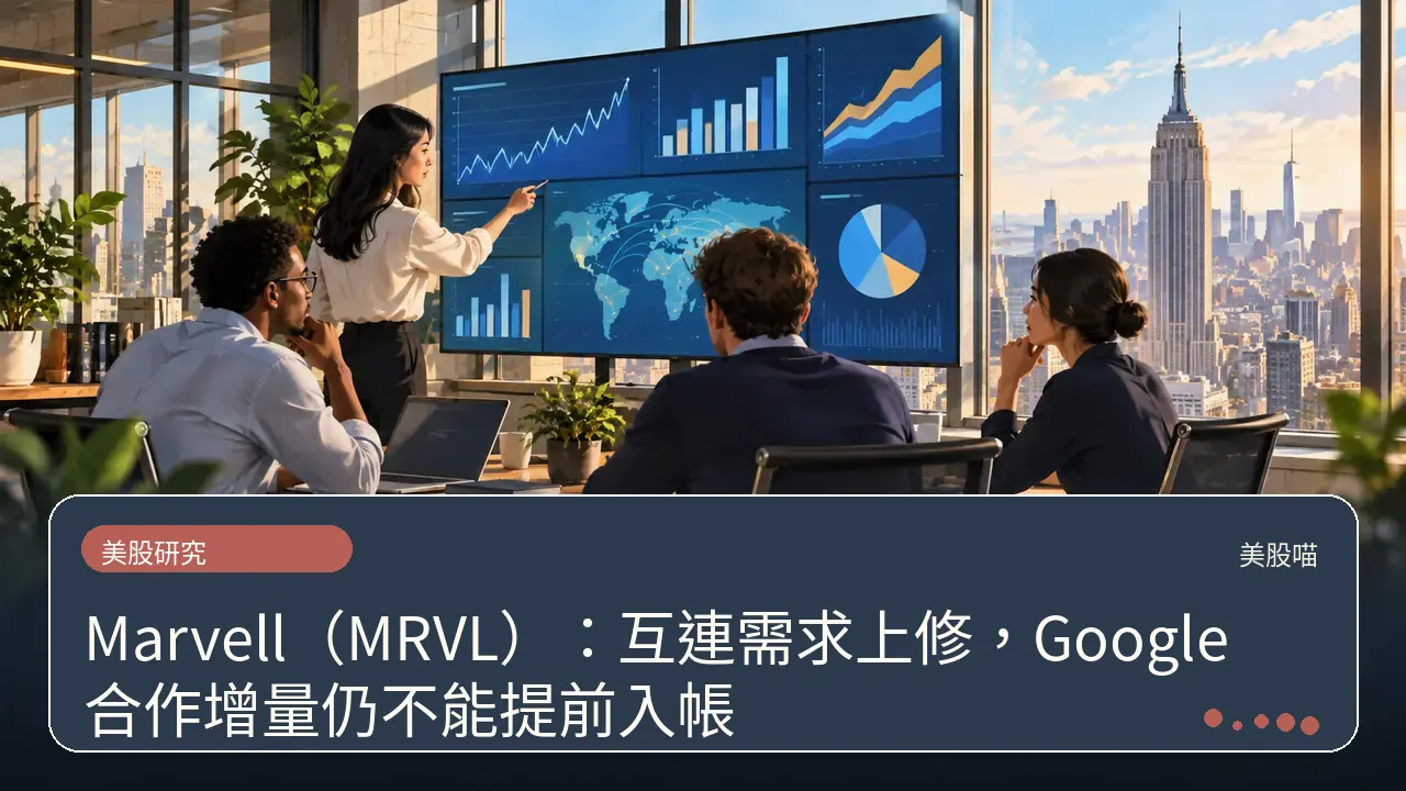 Marvell(MRVL):互連需求上修,Google 合作增量仍不能提前入帳主題插畫